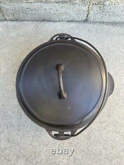 Griswold #8 Faitout 1278D avec couvercle auto-arrosant facile à nettoyer 1288 Erie PA