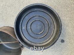 Griswold #8 Faitout 1278D avec couvercle auto-arrosant facile à nettoyer 1288 Erie PA