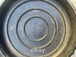 Griswold #8 Faitout 1278D avec couvercle auto-arrosant facile à nettoyer 1288 Erie PA