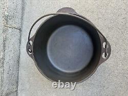 Griswold #8 Faitout 1278D avec couvercle auto-arrosant facile à nettoyer 1288 Erie PA