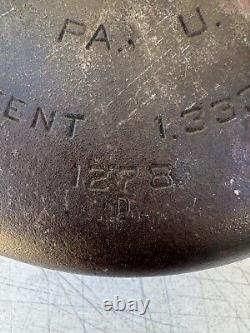 Griswold #8 Faitout 1278D avec couvercle auto-arrosant facile à nettoyer 1288 Erie PA