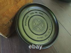 Griswold #8 Faitout en Fonte avec Grand Logo en Blocs et Couvercle Assorti Rénové