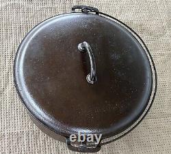 Griswold N°11 Logo Incliné ERIE Cocotte Hollandaise 836, Couvercle ERIE N°11 Assorti 2554