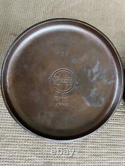 Griswold N°11 Logo Incliné ERIE Cocotte Hollandaise 836, Couvercle ERIE N°11 Assorti 2554
