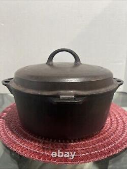 Griswold No. 8 Casserole à Couverture Serrée W 1288A Couvercle Auto-Arrosant Logo Petit Bloc