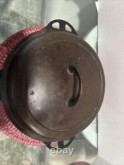 Griswold No. 8 Casserole à Couverture Serrée W 1288A Couvercle Auto-Arrosant Logo Petit Bloc