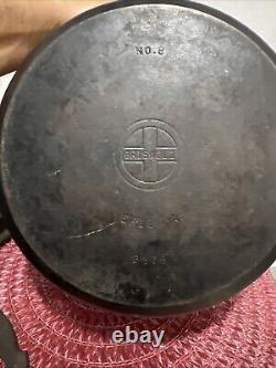 Griswold No. 8 Casserole à Couverture Serrée W 1288A Couvercle Auto-Arrosant Logo Petit Bloc