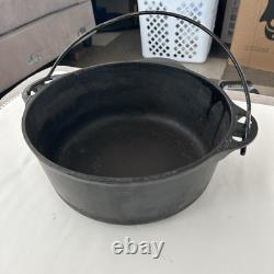 Griswold n° 8 Tite-Top grande cocotte néerlandaise à bloc avec couvercle 1288 10 auto-arrosante