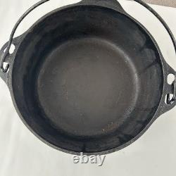 Griswold n° 8 Tite-Top grande cocotte néerlandaise à bloc avec couvercle 1288 10 auto-arrosante