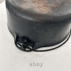 Griswold n° 8 Tite-Top grande cocotte néerlandaise à bloc avec couvercle 1288 10 auto-arrosante
