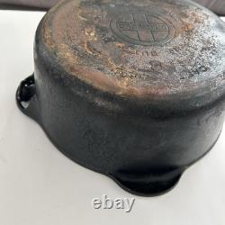 Griswold n° 8 Tite-Top grande cocotte néerlandaise à bloc avec couvercle 1288 10 auto-arrosante