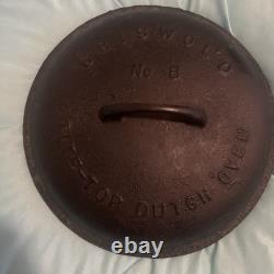 Griswold n° 8 couvercle seul pour cocotte hollandaise Tite Top 2551B