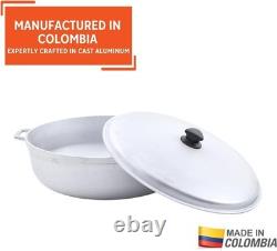 Imusa 18 Quart Silver Caldero Durable en Aluminium pour Repas en Famille