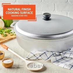 Imusa 18 Quart Silver Caldero Durable en Aluminium pour Repas en Famille