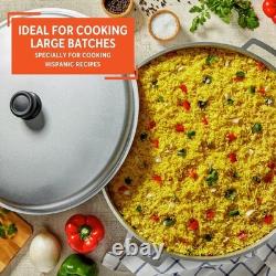 Imusa 18 Quart Silver Caldero Durable en Aluminium pour Repas en Famille