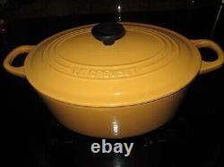 LE CREUSET Couvercle de cocotte ovale en fonte émaillée DIJON ou COING 25 3.5QT