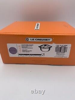 La Cocotte Ronde Le Creuset BLUE BELL, Bouton en Forme d'Ours, en Fonte, 5,5 L, 1 Qt, Avec Boîte