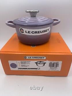 La Cocotte Ronde Le Creuset BLUE BELL, Bouton en Forme d'Ours, en Fonte, 5,5 L, 1 Qt, Avec Boîte