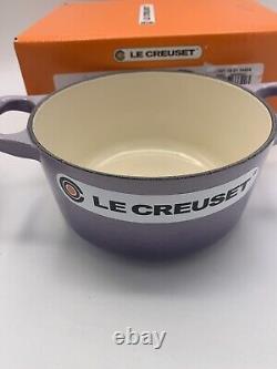La Cocotte Ronde Le Creuset BLUE BELL, Bouton en Forme d'Ours, en Fonte, 5,5 L, 1 Qt, Avec Boîte