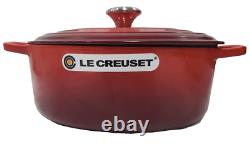 La Cocotte Ronde en Fonte Émaillée Le Creuset Signature avec Couvercle, 5 litres