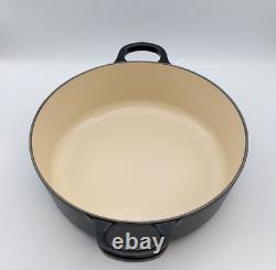 La Cocotte en Fonte Émaillée Le Creuset Signature #24 Noir Mat 3 1/2 QT NEUF