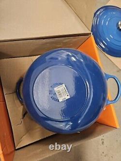 La cocotte en fonte Le Creuset BLEU