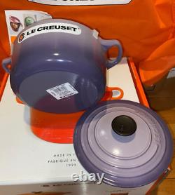 La cocotte ronde en fonte Le Creuset NIB de 2 litres Bleu Bell Purple