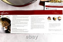 Lagostina Giada Édition Limitée 4Qt. Cocotte en Acier Inoxydable/Couvercle en Cuivre Martelé