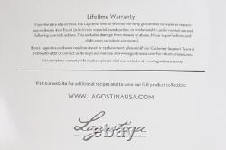 Lagostina Giada Édition Limitée 4Qt. Cocotte en Acier Inoxydable/Couvercle en Cuivre Martelé