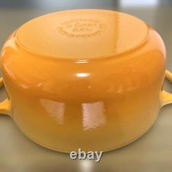 Le Creuset 20 cm 7,9 Cocotte ronde fleur d’oranger en fonte émaillée, faitout hollandais