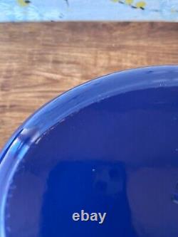Le Creuset #23 Cocotte ovale 2 3/4 pintes. Cobalt bleu royal en fonte.