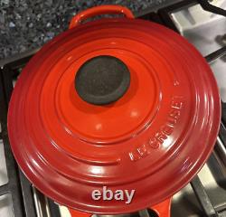 Le Creuset #24 Cocotte en Fonte Émaillée Rouge 3,5 L Fabriquée en France