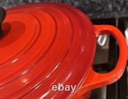 Le Creuset #24 Cocotte en Fonte Émaillée Rouge 3,5 L Fabriquée en France