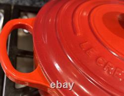 Le Creuset #24 Cocotte en Fonte Émaillée Rouge 3,5 L Fabriquée en France