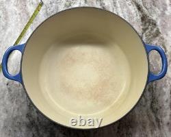 Le Creuset #26 Cocotte Bleue 5,5 Qt VTG LIRE