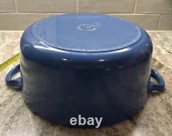 Le Creuset #26 Cocotte Bleue 5,5 Qt VTG LIRE