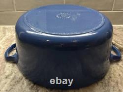 Le Creuset #26 Cocotte Bleue 5,5 Qt VTG LIRE