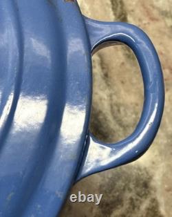 Le Creuset #26 Cocotte Bleue 5,5 Qt VTG LIRE