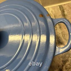 Le Creuset #26 Cocotte Bleue 5,5 Qt VTG LIRE