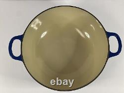 Le Creuset #26 Cocotte en Fonte Bleue avec Couvercle, 4 2/5 Quart US Fabriqué en France