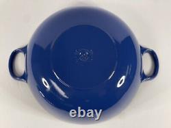 Le Creuset #26 Cocotte en Fonte Bleue avec Couvercle, 4 2/5 Quart US Fabriqué en France