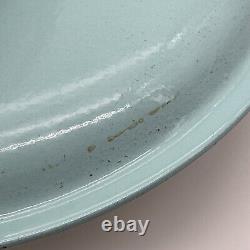 Le Creuset 26 Poêle à Braiser en Fonte Émaillée 10 Bleu France Couvercle Dôme Déformé