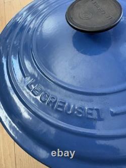 Le Creuset #26 cocotte avec couvercle, magnifique bleu, 5,5 qt