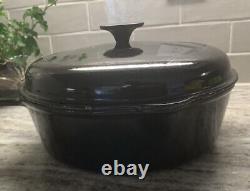 Le Creuset #27 Cocotte/Sauteuse Noire Cassadou en excellent état (EUC)