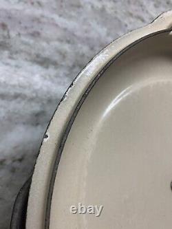 Le Creuset #27 Cocotte/Sauteuse Noire Cassadou en excellent état (EUC)