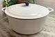 Le Creuset #28 Cocotte 7,5 Litres Blanche Ronde Avec Couvercle En Fonte R96