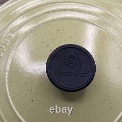 Le Creuset #28 Cocotte Ronde en Fonte Émaillée Vert Citron/Avocat 7.25 L