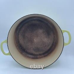 Le Creuset #28 Cocotte Ronde en Fonte Émaillée Vert Citron/Avocat 7.25 L