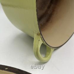 Le Creuset #28 Cocotte Ronde en Fonte Émaillée Vert Citron/Avocat 7.25 L