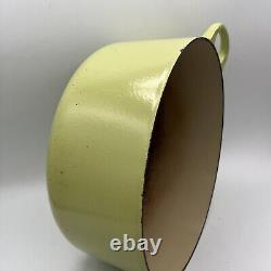 Le Creuset #28 Cocotte Ronde en Fonte Émaillée Vert Citron/Avocat 7.25 L